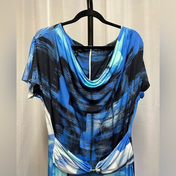 Escada blue watercolor design | size 42 or Large - Picture 2 of 8
